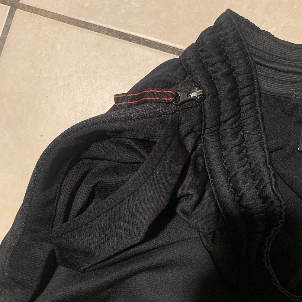 Nike Dri-Fit Men's L Black Sweatpants Joggers Athletic Gym Logo Pants - Picture 4 of 4